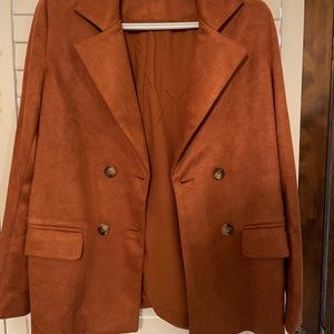 Suede Blazer